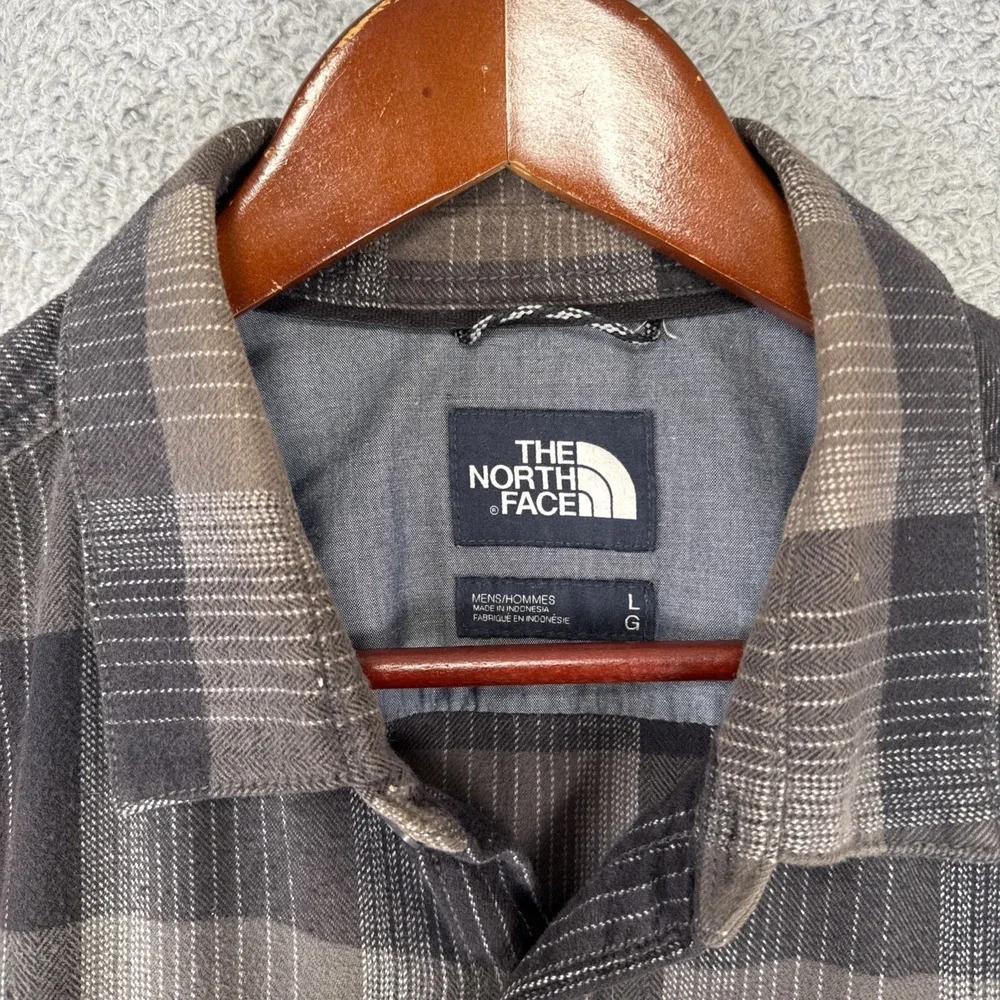 The North Face Men's Large Plaid Stayside Chamois Flannel Long‎ Sleeve Shirt
